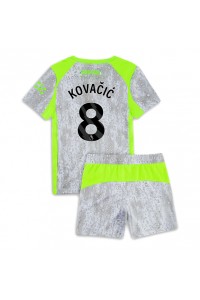 Fotbalové Dres Manchester City Mateo Kovacic #8 Dětské Třetí Oblečení 2025-26 Krátký Rukáv (+ trenýrky)